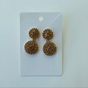 Gold earrings
